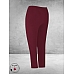 PLUS BASICS Pants Slim Berry